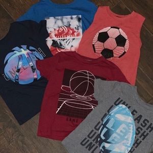 Little Boys Sports T-shirt Bundle